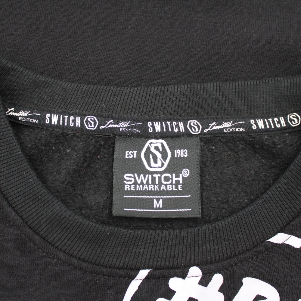 Switch Remarkable Graphic Crewneck Sweatshirt – Men’s M | Black - Picture 5 of 6